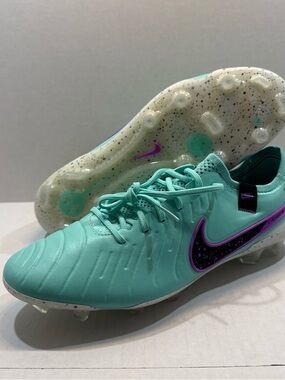 Nike Legend 10 Elite FG Hyper Turq Black 
DV4328-300 Men's Size 11